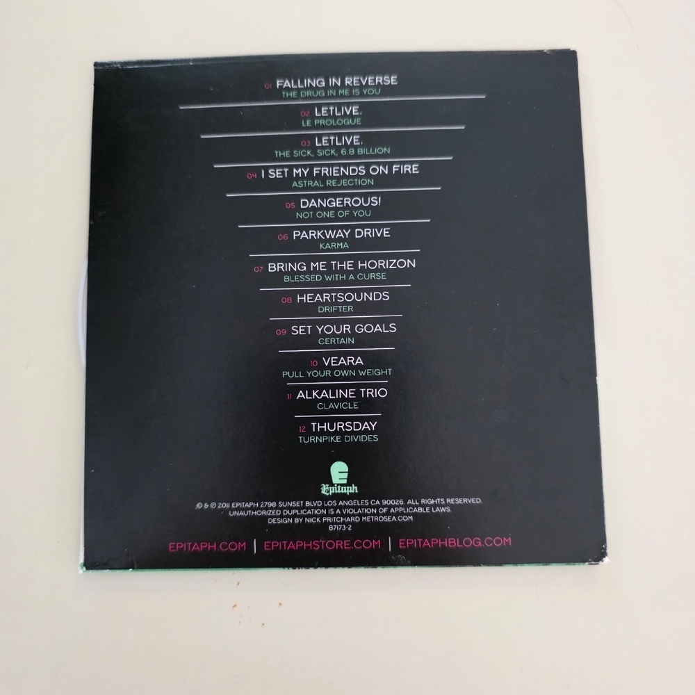 Epitaph Summer/Fall 2011 Sampler CD - Picture 2 of 4